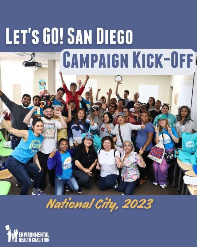 The Let's GO! San Diego National City campaign kick-off this past Saturday was a total success! We collected many signatures for a public transit that supports our freedom to thrive AND made wonderful new friends! 
Many thanks to everyone that came out to support this important movement. If you weren’t able to make it, don’t worry, there will be more opportunities coming soon.
Register here: bit.ly/LetsGoSDVolunteer or click the link in our BIO
------------------------------------------------------------
¡El lanzamiento de la campaña Let's GO! San Diego en National City el sábado pasado fue un éxito total! Recolectamos muchas firmas para un transporte público que apoye nuestra libertad para prosperar ¡Y hicimos nuevos amigos maravillosos! 
Muchas gracias a todos los que vinieron a apoyar este importante movimiento. Si no pudiste asistir, no te preocupes, pronto habrá más oportunidades.
Regístrate aquí: bit.ly/LetsGoSDVolunteer o haz clic en el enlace de nuestra BIO
@sandiego350
#EHC #LetsgoSD #ClimateJustice #EnvironmentalJustice #NationalCity #BarrioLogan #CityHeights #VolunteerSanDiego #ClimateActivist #EJ #TransportationJustice #Canvassing #Volunteer